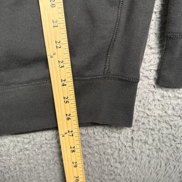 Polo Ralph Lauren Hoodie Mens L Black Full Zip Waffle Thermal Lined Double Knit - Picture 7 of 7